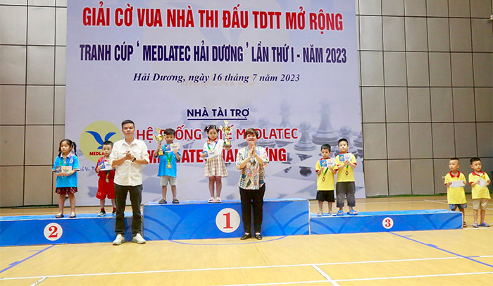 Hơn 500 kỳ thủ tranh tài Giải cờ vua Cup “Medlatec Hải Dương” năm 2023
